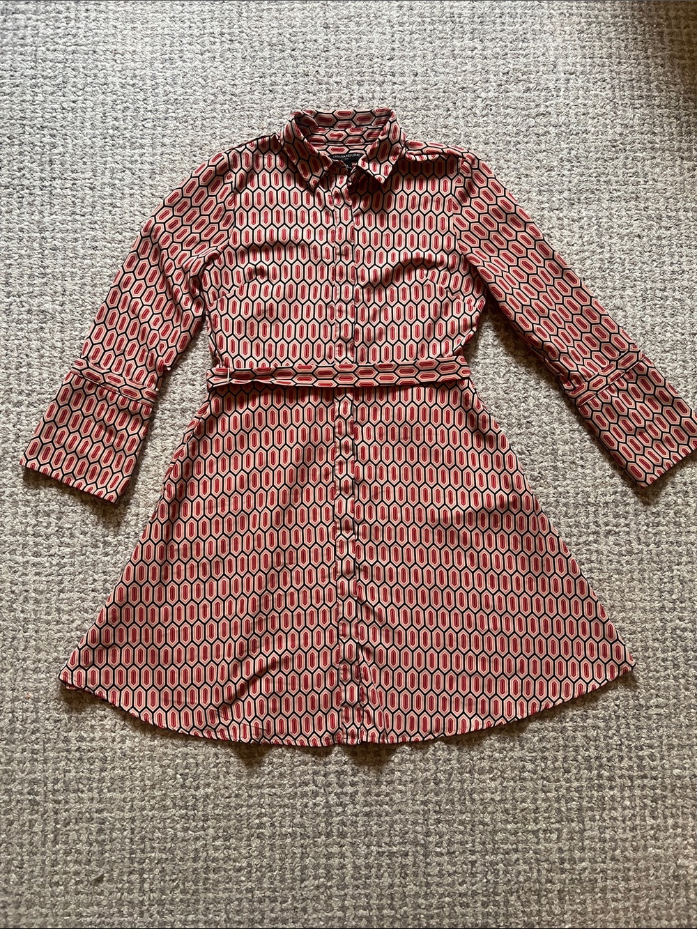 Banana Republic Midi Shirt Dress 6 Retro